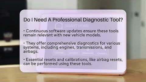 Do I Need A Professional Diagnostic Tool? - Talking Tech Trends