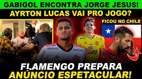 FLAMENGO PREPARA ANÚNCIO ESPETACULAR! GABIGOL ENCONTRA JORGE JESUS! ISLA FICA NO CHILE!