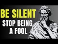 Silence is the height of contempt, 10 Traits of People Who Speak Less - Stoicism