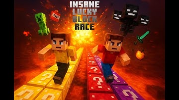 🔥1v1 LUCKY BLOCK RACE in Minecraft!💥Who Will Win the CRAZIEST PVP Battle😱