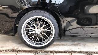 アルファード30系 後期 2 5l X インチ ノーマル車高 Youtube