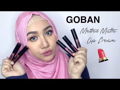 goban-melted-matte-lip-cream-|-review-&-swatch-|-bahasa-indonesia-|-diendiana