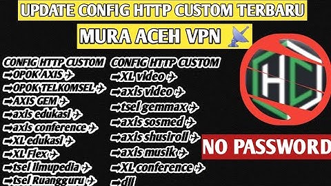 Update config http custom terbaru