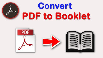 How to convert a PDF to a booklet using Adobe Acrobat Pro DC