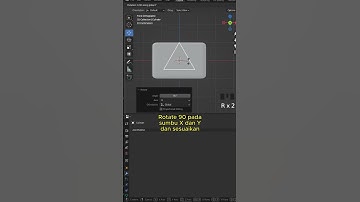Cara membuat logo YouTube du Blender (Part 01)