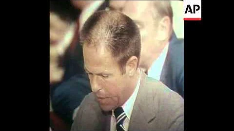 SYND 31-7-73 HALDEMAN TESTIFYING BEFORE SENATE WAT...