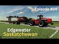 Seeding GREEN FEED OATS | New SHEEP pasture | Edgewater Sask | Timelapse | FS22 Console