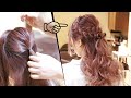 簡単！大人可愛い！トップふんわりリボンのハーフアップアレンジ！Half Updo|Half Up Half Down | HALF UP HAIRSTYLE