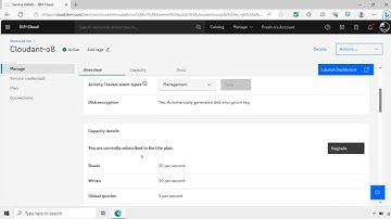 Provision Cloudant Database in IBM Cloud