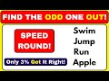 Find the Odd One Out 🔍 | Only 3% Get It Right! By Mindful Mosiac 2.0 | Illusion Challenge Level 30