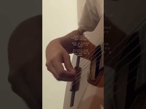 Tremolo Practice 2nd String Guitar Classicalguitar Fingerstyle