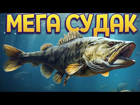 СУДАК ВЫРОС ДО МЕГА РАЗМЕРОВ ( Feed and Grow: Fish )