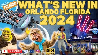 What's NEW in Orlando Florida for 2024 | RIDES ATTRACTIONS \& MORE!