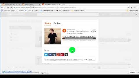 tutorial menambahkan lagu ke blog menggunakan soundcloud.com