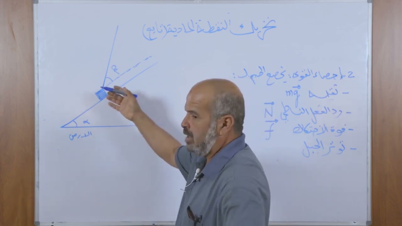 درس تحريك النقطة المادية (حل تمرين تطبيقي) مقياس الميكانيك 01 للسنة أولى متوسط و ثانوي(الفيديو 24)