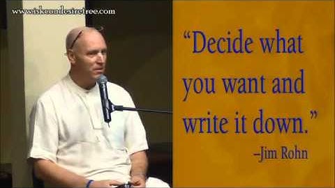 Setting up goals in life by Vaisesika Prabhu on 2015 01 03 at ISV
