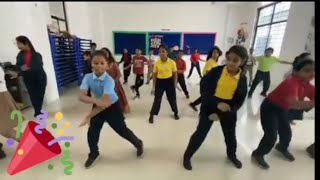 Goldy ...dance practice at. school...skil stork international School... Hanamkonda