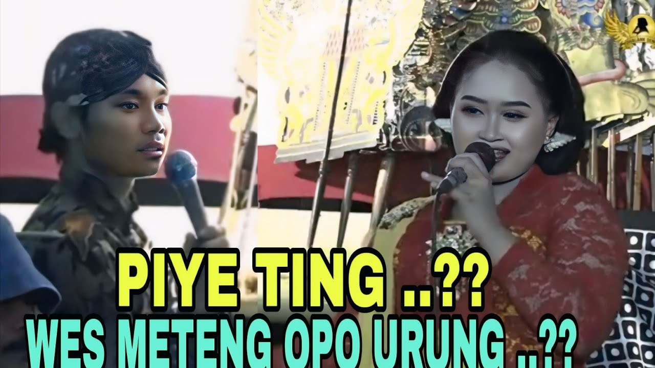 Mas gading wes mulai wani nggarapi sinden anting. Nganti sinden liane do kemekel