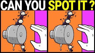 🧠💪🏻 Spot the Difference Game | Not Many People Can Find All the Different Spots 《Medium》