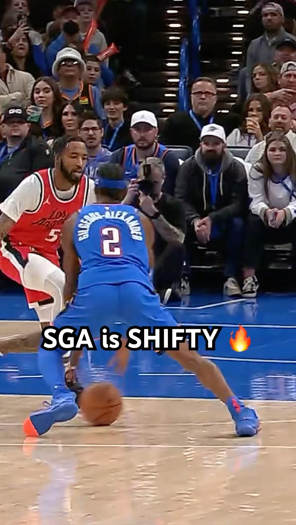SGA gets SHIFTY then gets to the pull-up jumper for the BUCKET