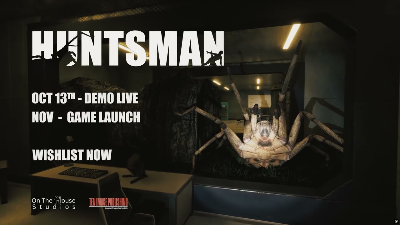 Huntsman: Arachnophobie-Horror erscheint im November mit Demo ab 13. Oktober 2 YouTube player