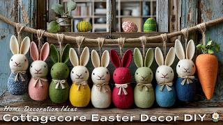 Cottagecore Easter Decor DIY 🌼 | Rustic Farmhouse Handmade Easter Ideas