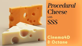 Cinema 4D QuickTip - Procedural Cheese (Octane) screenshot 4