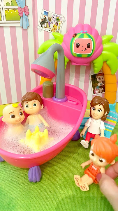Cute Little JJ Doll BATHTIME!😍 #cocomelon #cute #cocomelonlover #shorts #best #mama #viralshor
