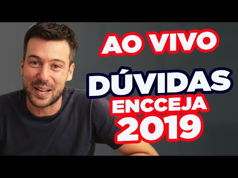 Tira-dúvidas Inscrições ENCCEJA 2019 | Ao vivo