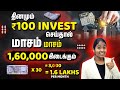 Investment Planning in Tamil | Invest Rs 100/day and Get 1.6L/month | Best Way to Invest in SIP