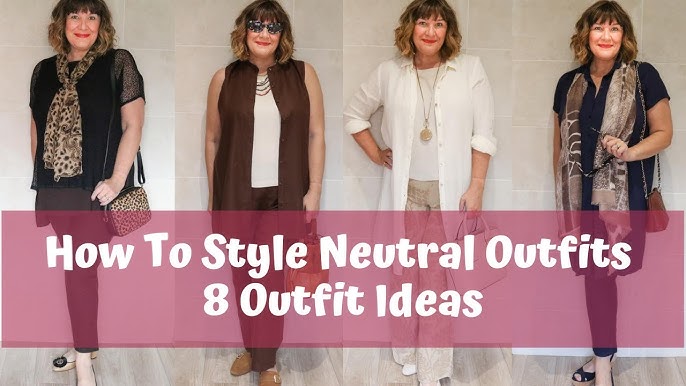 How To Add Color To A Neutral Wardrobe - une femme d'un certain âge