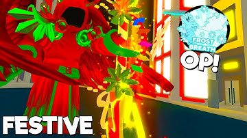 I Got The *FESTIVE RULER* And The Frost Breath Skill... (ROBLOX SUPER POWER FIGHTING SIMULATOR)