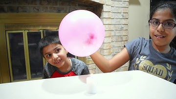 Balloon Science Experiment | Skewer a Balloon Without Popping | Balloon on Candle Flame | STEM | DIY