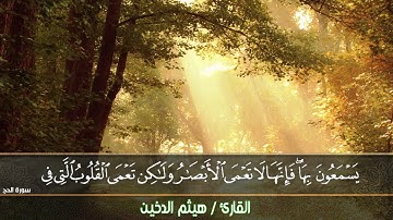 ترتيل عراقي من سورة الحج || القارئ هيثم الدخين