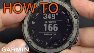 How to Use ABC Widget on Garmin Tactix / Fenix