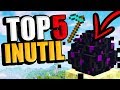 TOP 5 items más inútiles en Minecraft