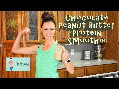 chocolate-peanut-butter-protein-smoothie-|-how-to-make-a-protein-smoothie-|-fit-mommy