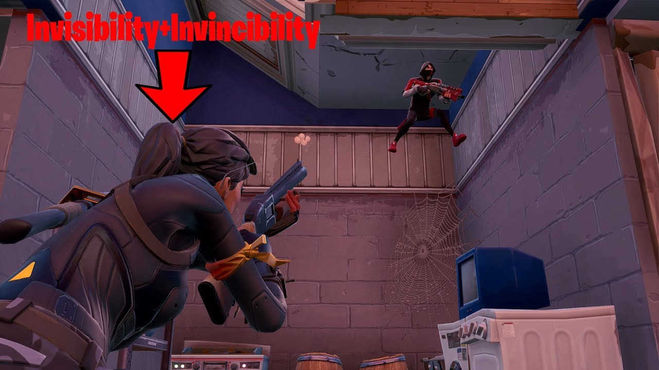 INVISIBILITY+INVINCIBILITY GLITCH SPOT!! (in Fortnite) YouTube