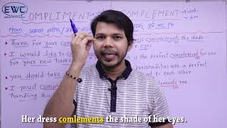 DIFFERENCE BETWEEN COMPLIMENT AND COMPLEMENT