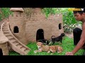 Abandoned Puppies Rescued And Build Castle Mud Dog House with Moat to Prevent Insect Mp3 Song