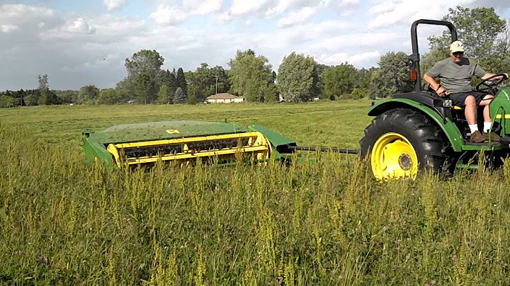 John Deere haybine 1209