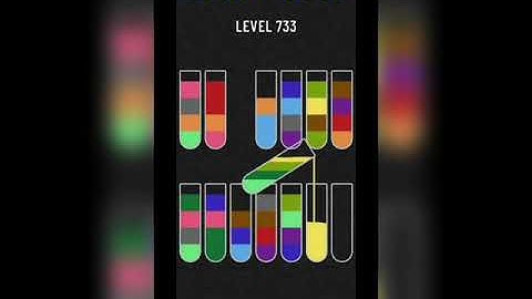 Water sort puzzle level 733