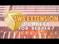 Sws extension for reaper v214 update  v7 fixes  reapack install