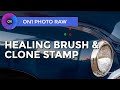 Healing Brush & Clone Stamp Tools - ON1 Photo RAW 2021