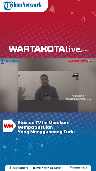 Momen Detik-detik Gempa Susulan Guncang Turki Terekam Kamera Jurnalis