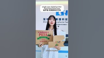 single pass digital printer for pizza box and carton box
