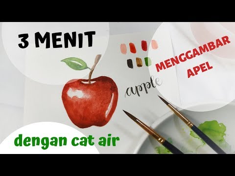 Video: Cara Menggambar Apel Dengan Cat Air