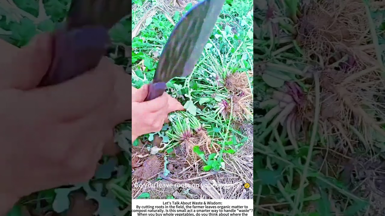 The Final Field Trim: Cleaning Freshly Picked Greens 🌱🧑🌾