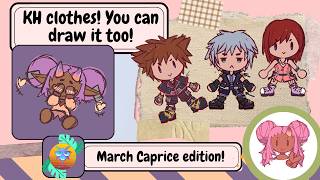 KH clothes! You can draw it too! || March Caprice special 2026