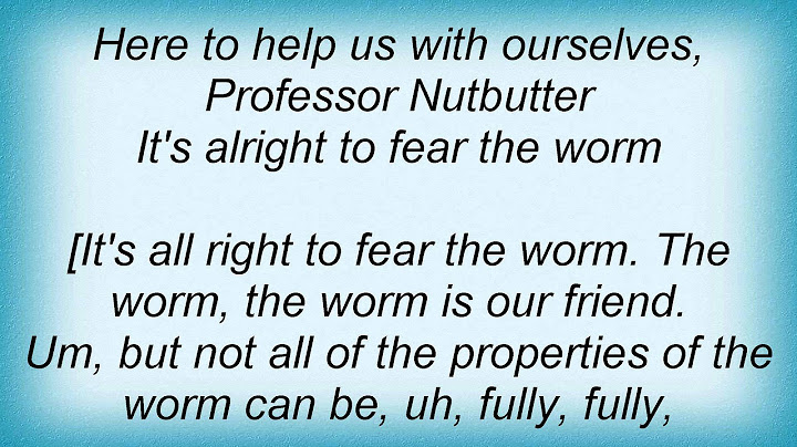 Primus professor nutbutters house of treats lyrics